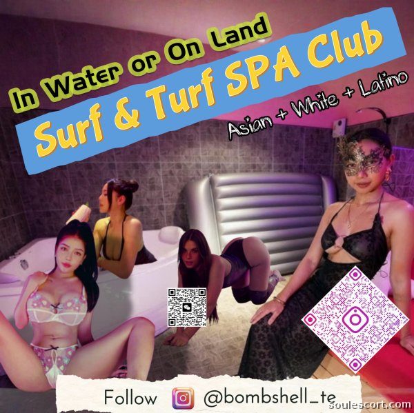 The Largest Asian Fusion Men's Paradise Nuru Club With Erotic "Bubble Touching Shower - Jacuzzi Hot Rub - Sauna Femina Therapy - Soapy Air Mattress Sliding"